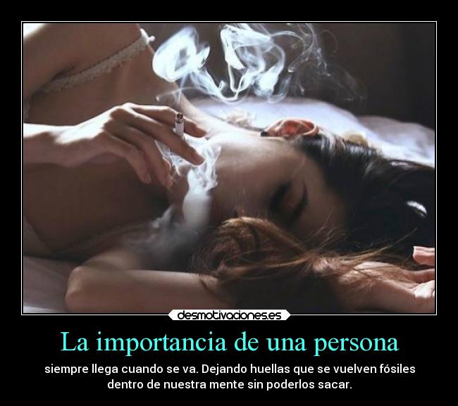 La importancia de una persona -