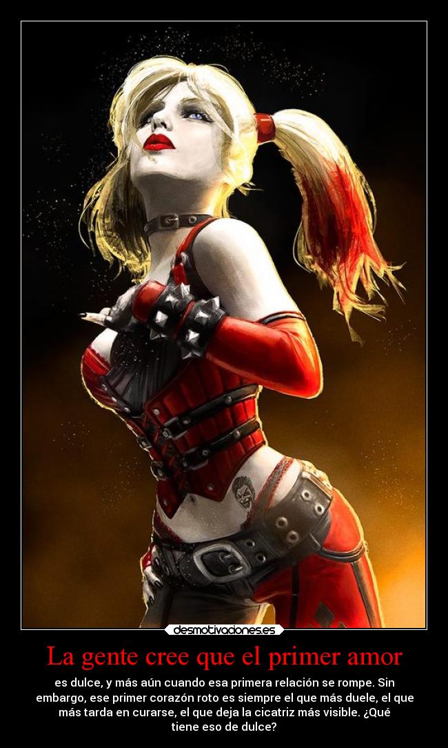 carteles amor corazon alma amor desmotivaciones harley quinn roto desmotivaciones