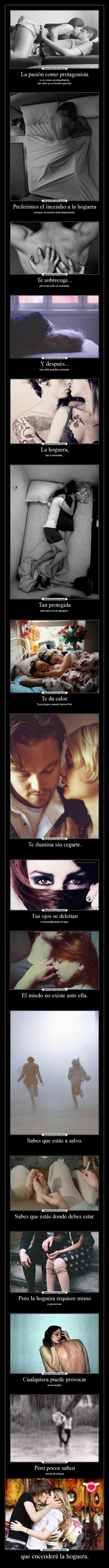 que encenderá la hoguera. -