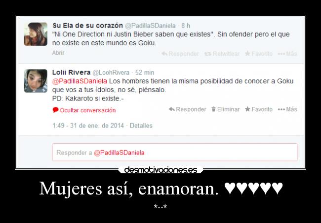 Mujeres así, enamoran. ♥♥♥♥♥ - *--*