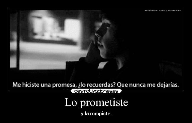 Lo prometiste - 