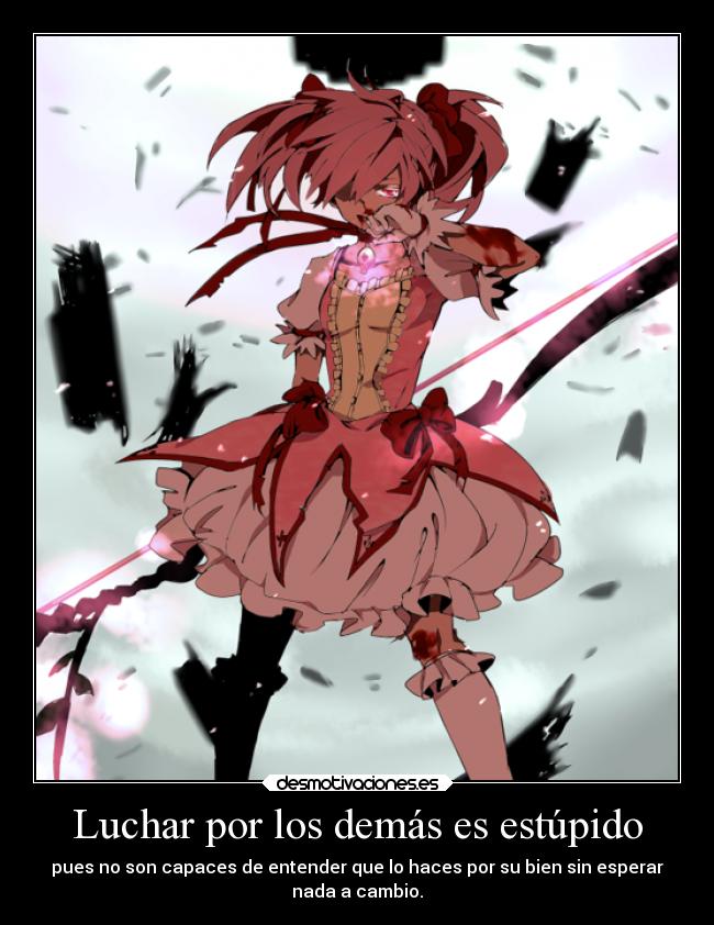 carteles anime angelofdestiny clandominadores kirch buscolaexcepcion madoka desmotivaciones