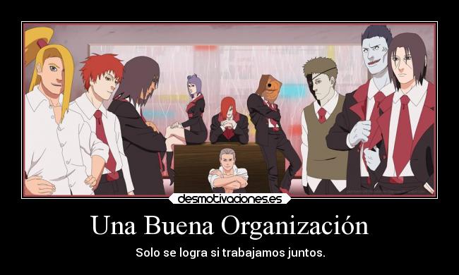 carteles anime arte naruto konan yahiko itachi kisame sasori hidan obito akatsuki desmotivaciones