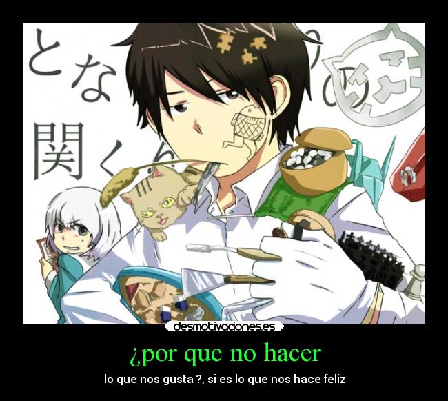 ¿por que no hacer -