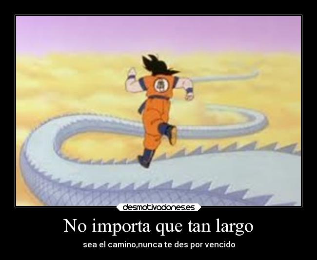 No importa que tan largo -