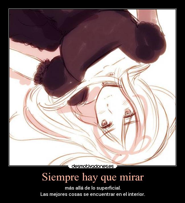 Siempre hay que mirar -