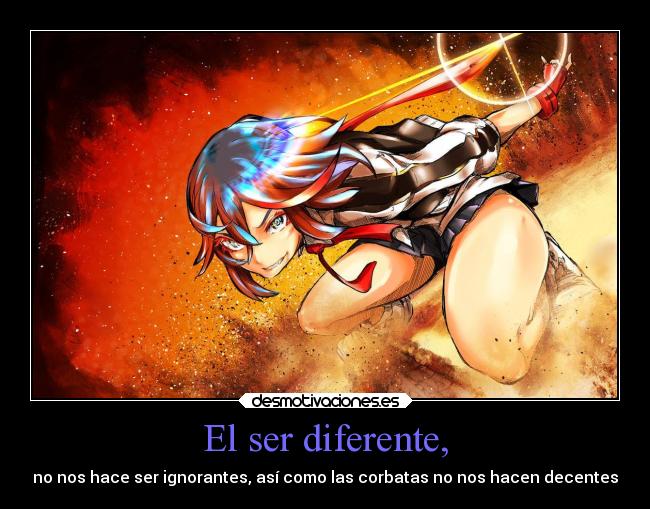 El ser diferente, -