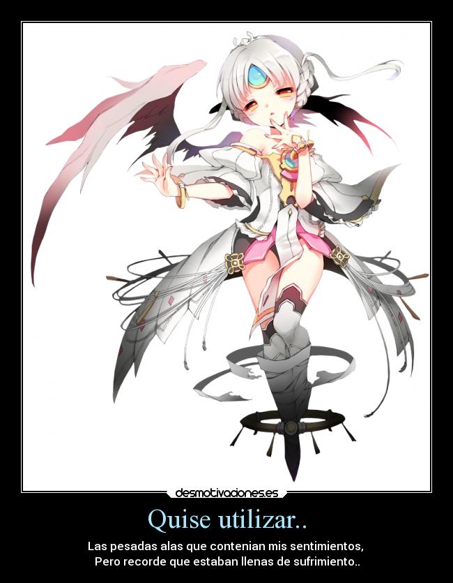 carteles anime elsword eve code empress desmotivaciones