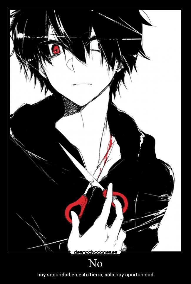 carteles anime kagerou project kisaragi shintaro desmotivaciones