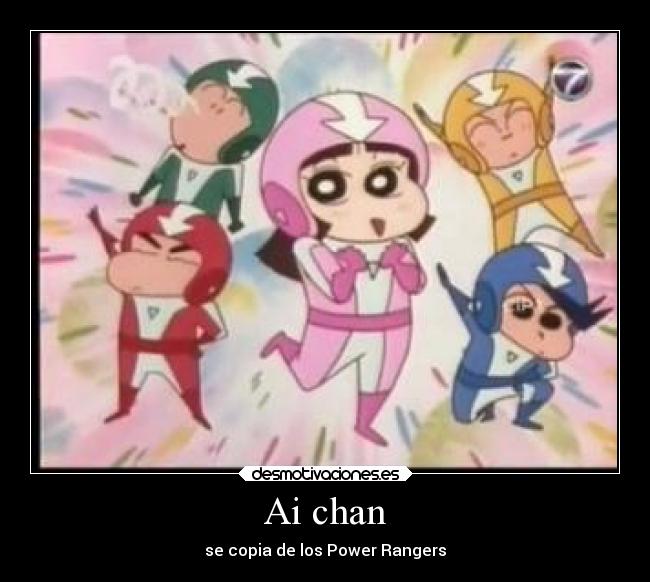 carteles anime shin chan boochan kazama masao power rangers desmotivaciones