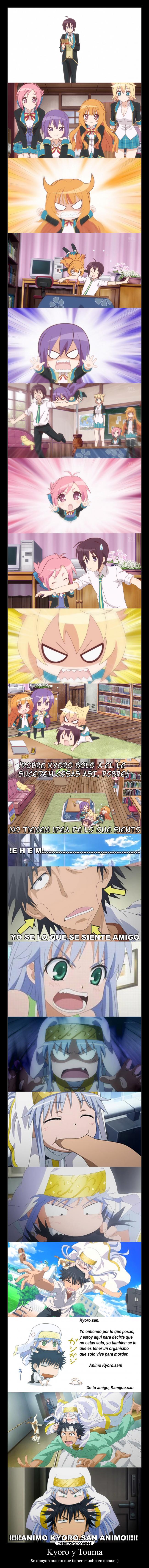 Kyoro y Touma - Se apoyan puesto que tienen mucho en comun :}
