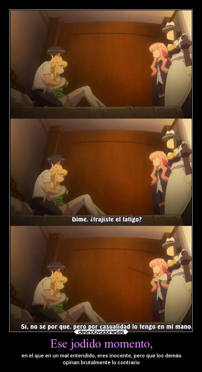carteles anime zeronotsukaima desmotivaciones