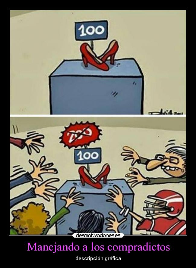 Manejando a los compradictos - descripción gráfica