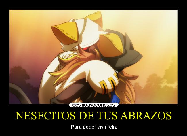 NESECITOS DE TUS ABRAZOS - Para poder vivir feliz
