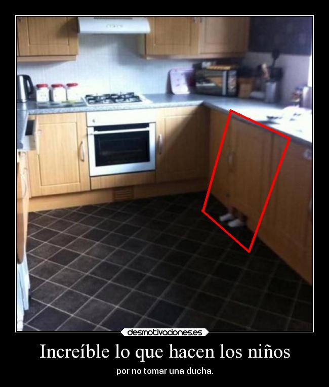 Increíble lo que hacen los niños -