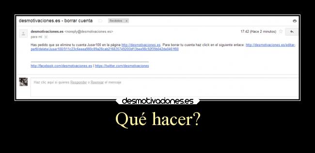 Qué hacer? -