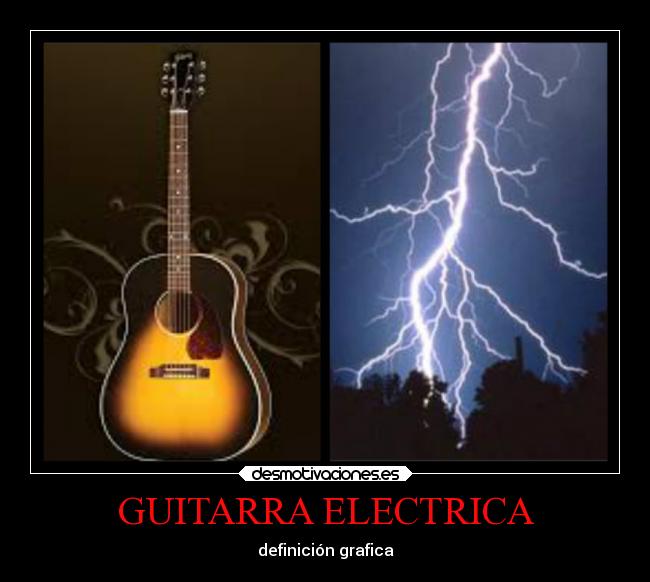 GUITARRA ELECTRICA - definición grafica