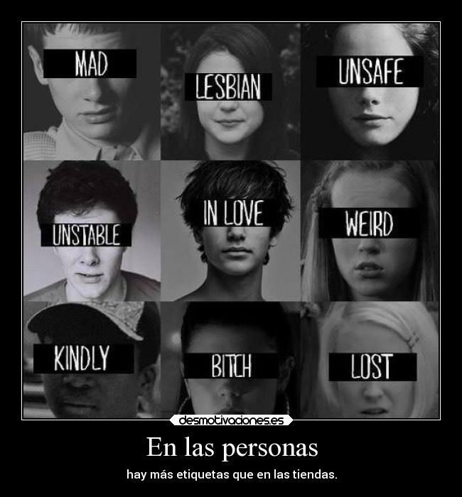 En las personas -