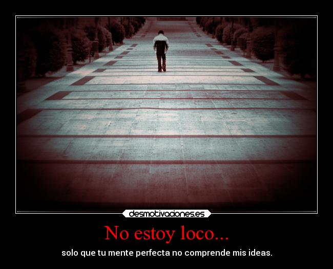 No estoy loco... - 