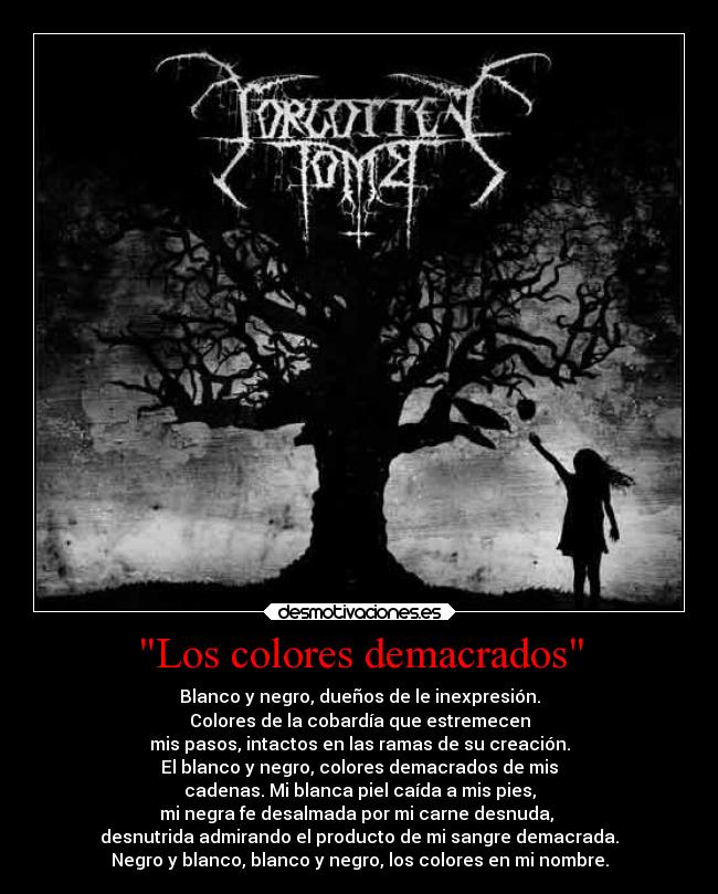 Los colores demacrados - 