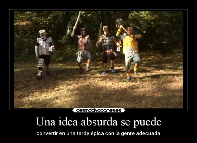 Una idea absurda se puede - 