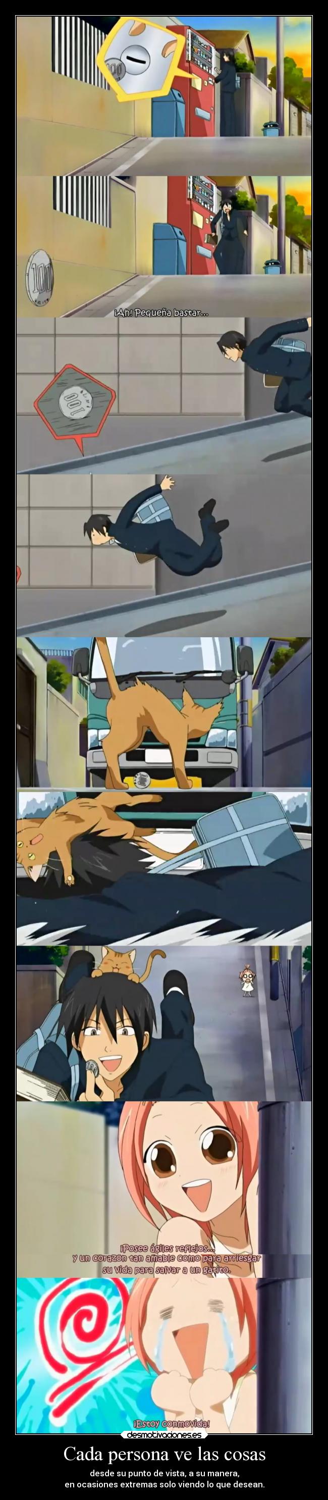 Cada persona ve las cosas -