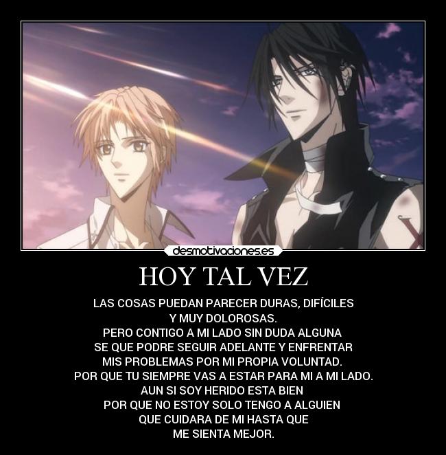 carteles amor amistad anime zess yuki desmotivaciones