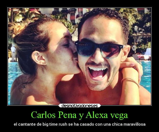 Carlos Pena y Alexa vega -