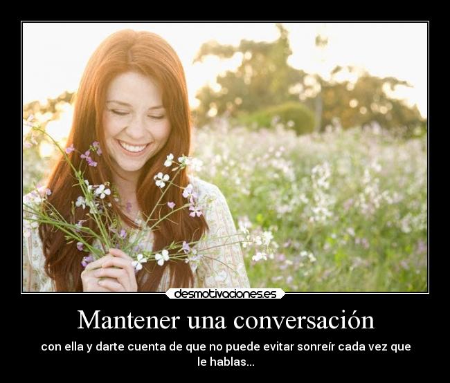 Mantener una conversación -