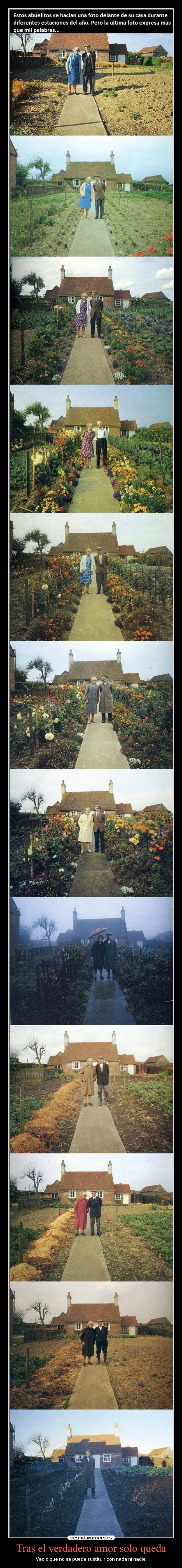 Tras el verdadero amor solo queda -