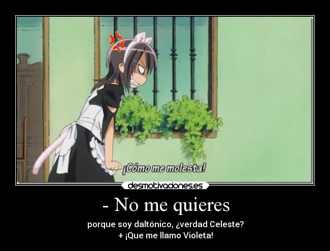 carteles anime daltonico que llamo violeta celeste desmotivaciones