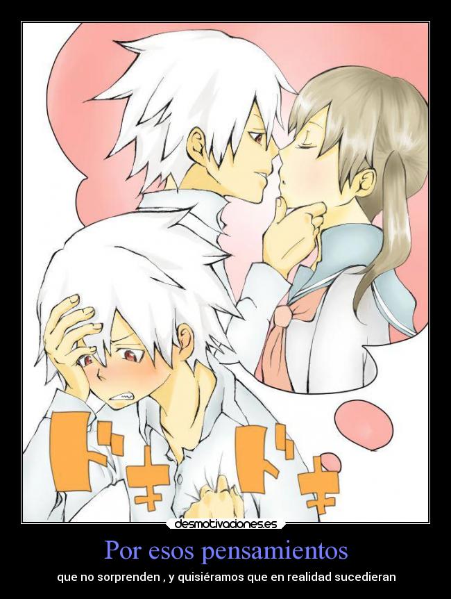 carteles pensamientos anime desmotivaciones