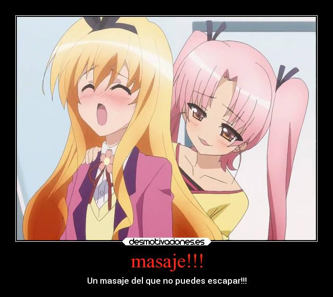 masaje!!! - Un masaje del que no puedes escapar!!!
