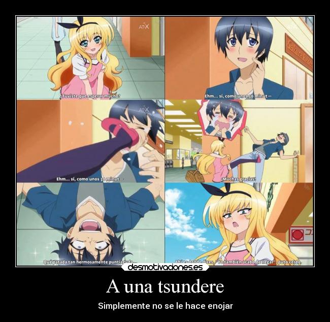 A una tsundere - 