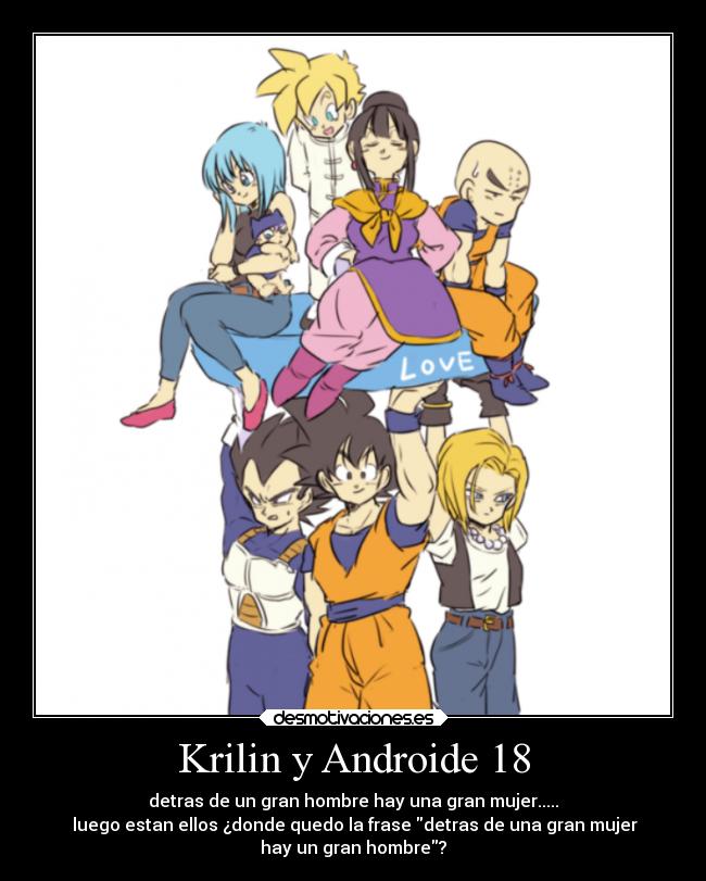 Krilin y Androide 18 -