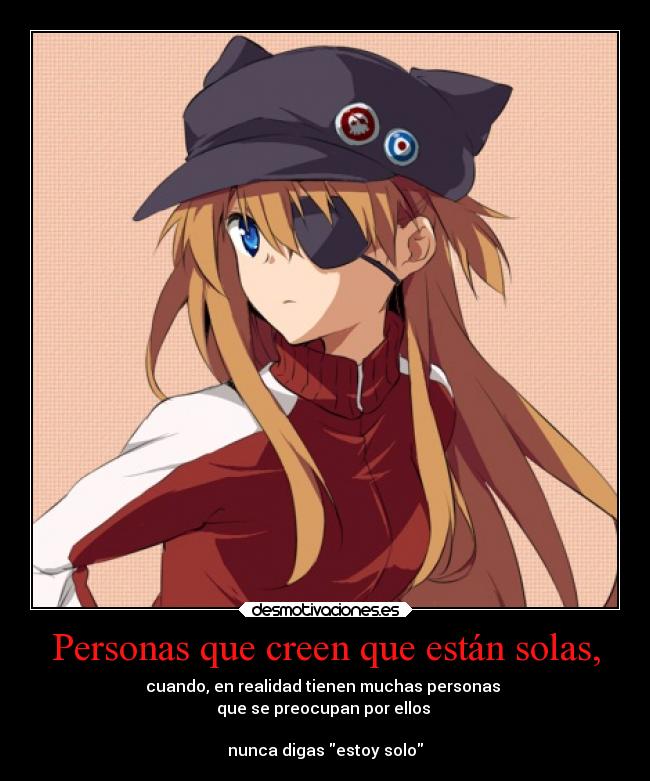 Personas que creen que están solas, -