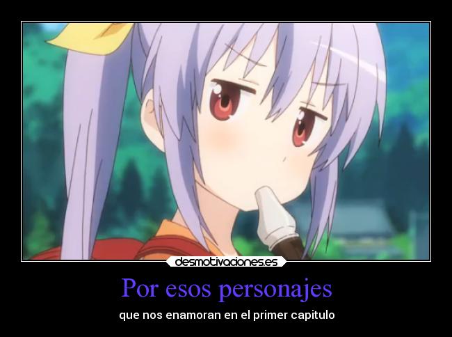 Por esos personajes -