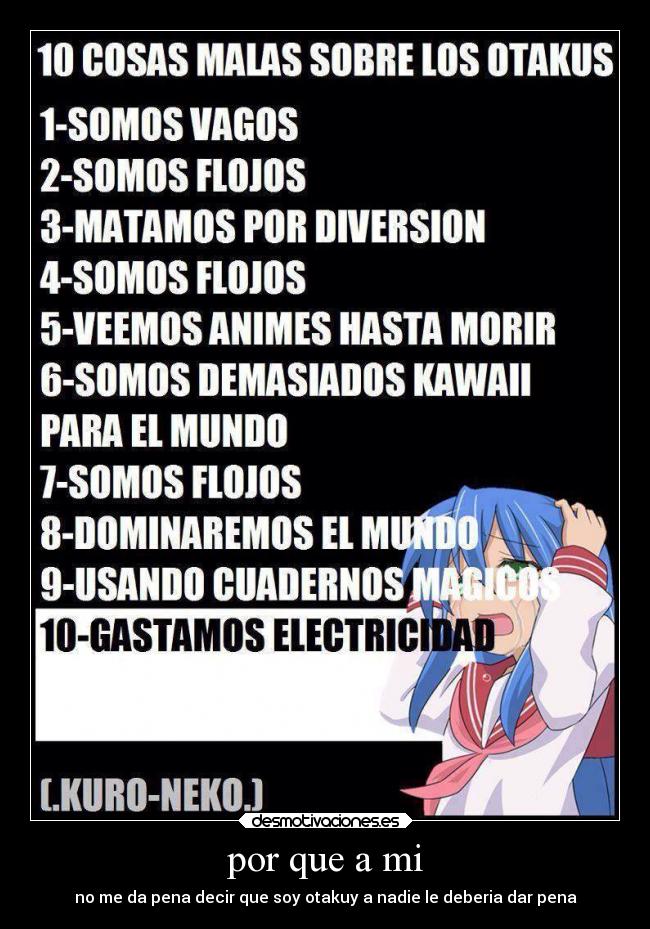 carteles anime desmotivaciones