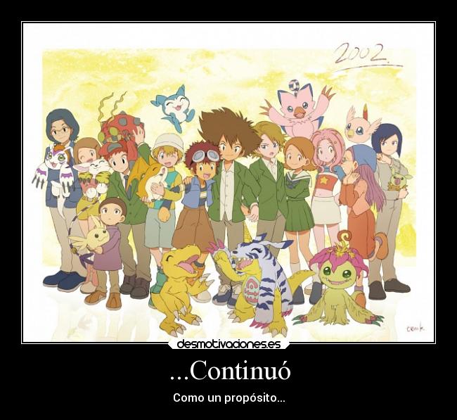 carteles anime digimon adventure desmotivaciones