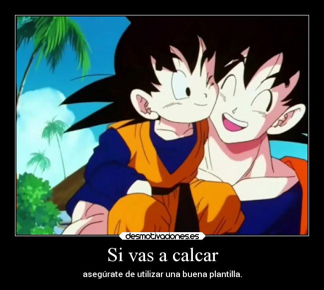 Si vas a calcar - asegúrate de utilizar una buena plantilla.