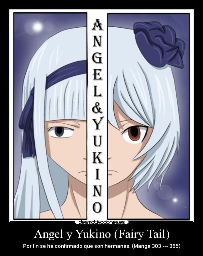 Angel y Yukino (Fairy Tail) - Por fin se ha confirmado que son hermanas. (Manga 303 --- 365)