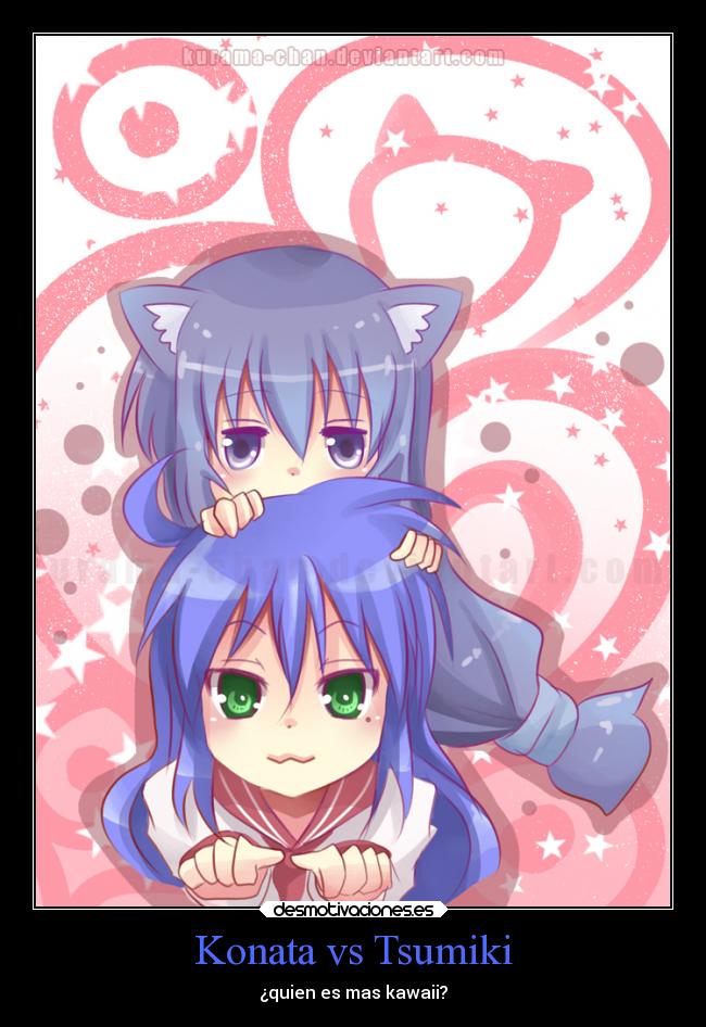 Konata vs Tsumiki - ¿quien es mas kawaii?