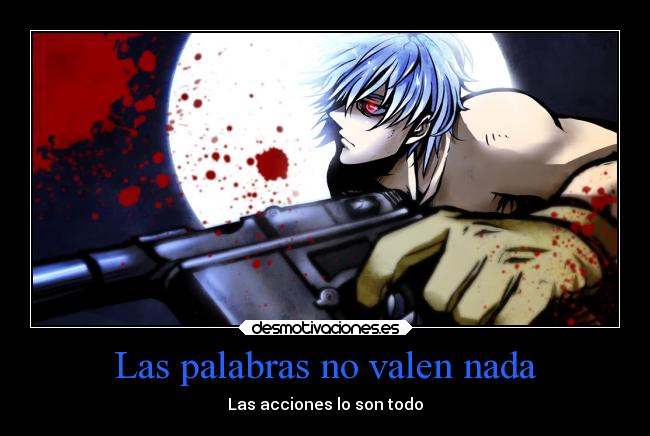 Las palabras no valen nada -