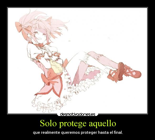 Solo protege aquello - 