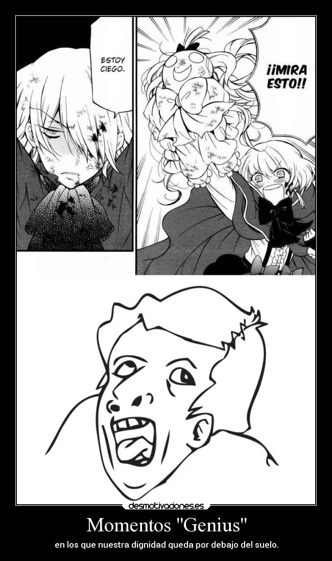 carteles anime raptorhunters harukaze manga otaku meme genius oandora hearts breack xerxes lily dignidad desmotivaciones