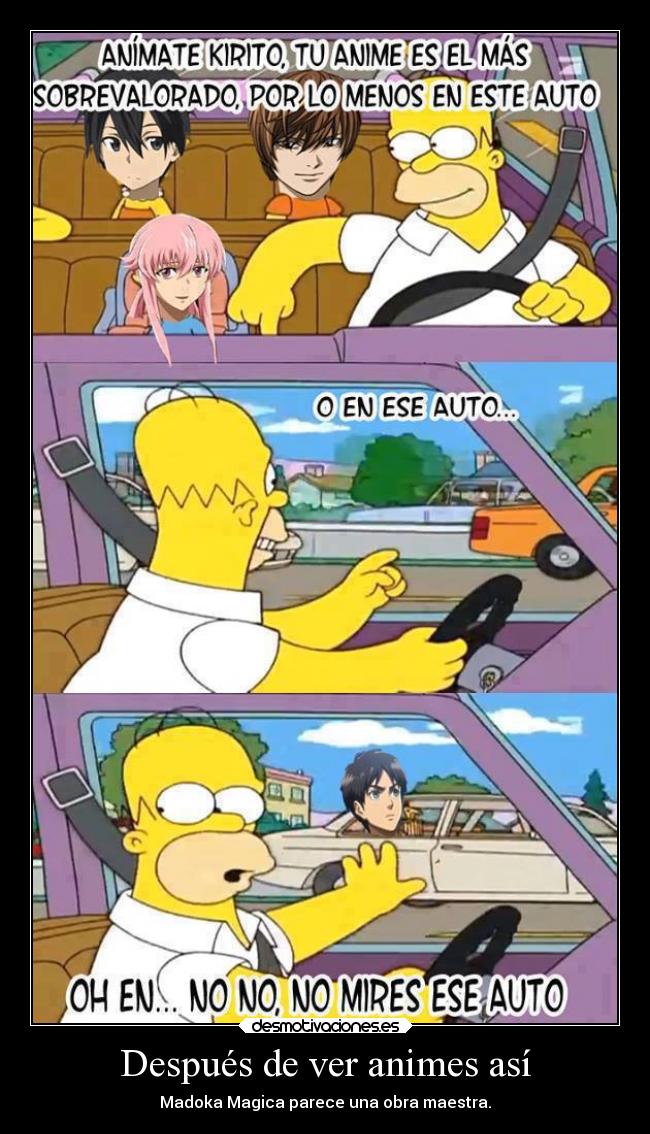 Después de ver animes así - 