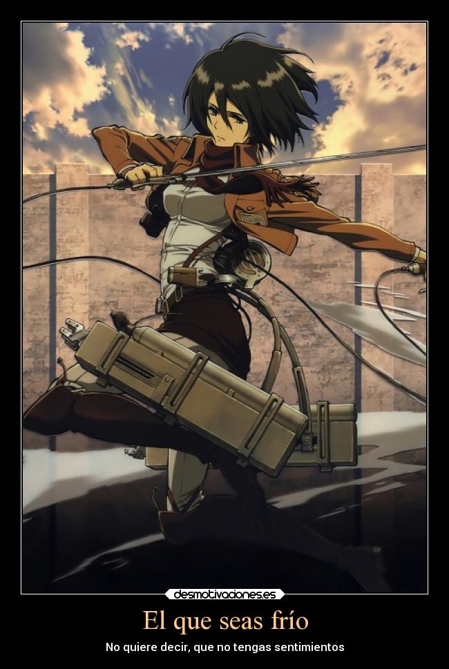 El que seas frío - No quiere decir, que no tengas sentimientos