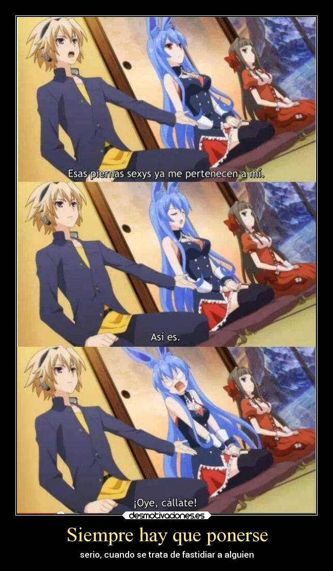 Siempre hay que ponerse -