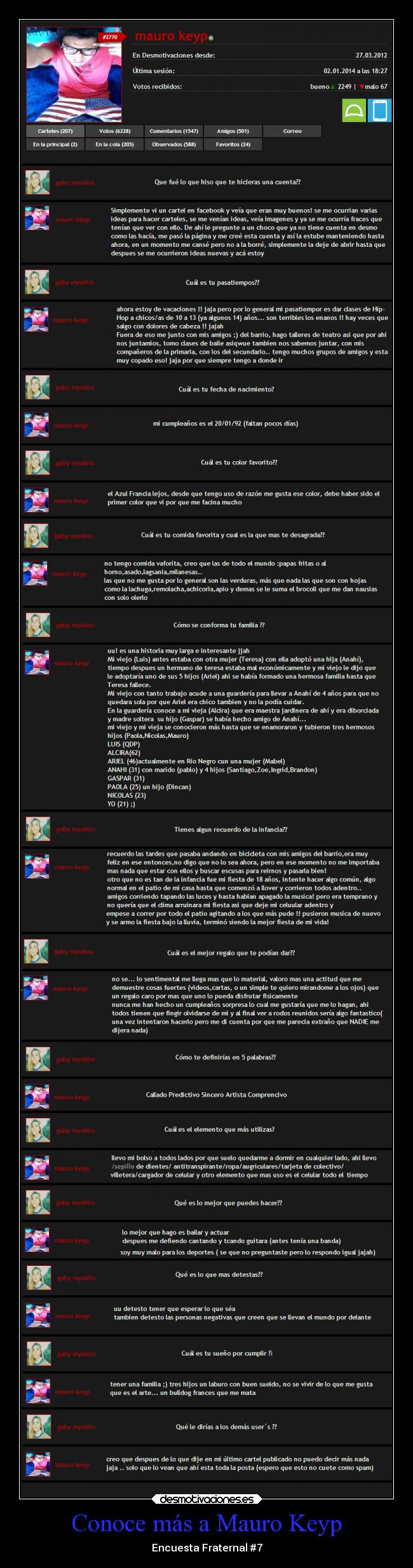 Conoce más a Mauro Keyp -