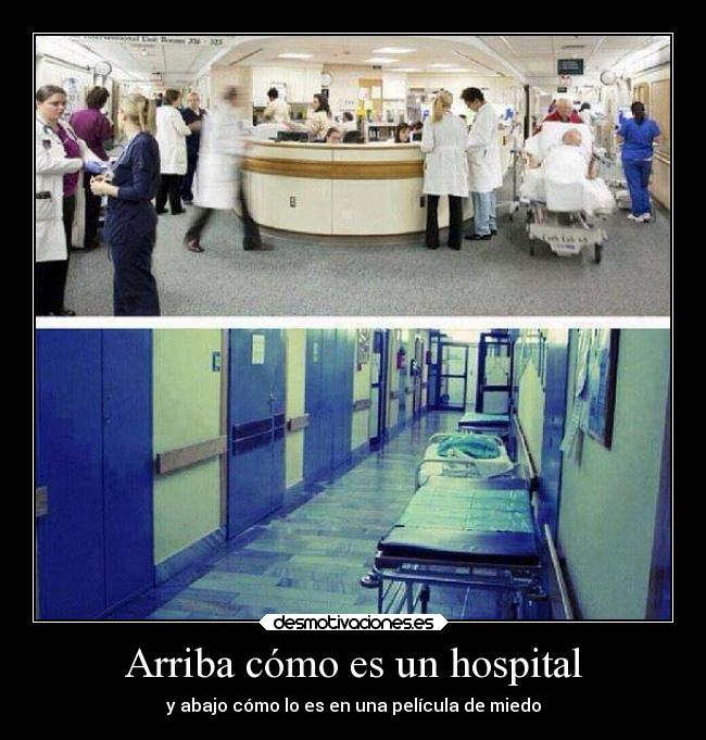 Arriba cómo es un hospital - 